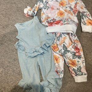 2 toddler girls 18 month  Matching Sets NWT